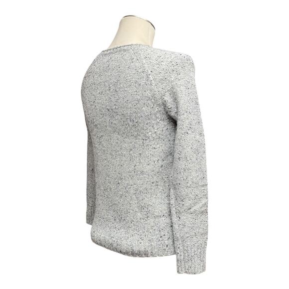 J.Crew Factory Gray Donegal Gold Shimmer Lambswool Sweater XXS - Picture 5 of 9